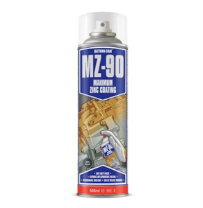 Automotive: 500ml MZ90 Cold Zinc Galv Dark Matt Primer GreyAero-Box only