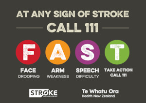 Stroke A5 Flyer -  FAST English