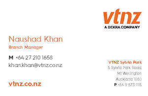 Station Manager: Naushad Khan 85 x 55mm