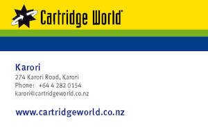 Cartridge World Business Card Kaori