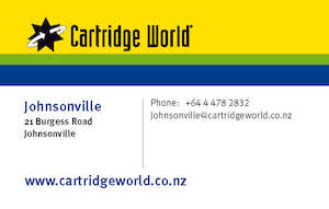 Cartridge World Business Card Johnsonville