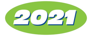 Year Sticker Green - 2021