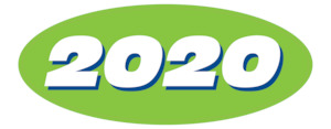 Year Sticker Green - 2020