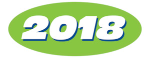 Year Sticker Green - 2018