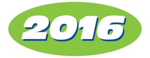 Year Sticker Green - 2016