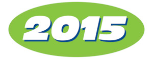 Year Sticker Green - 2015