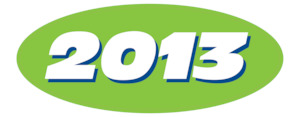 Year Sticker Green - 2013