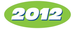 Year Sticker Green - 2012