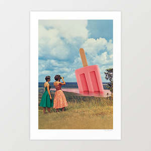 'A View to Chill - Popsicle Panorama' Art Print by Vertigo Artography