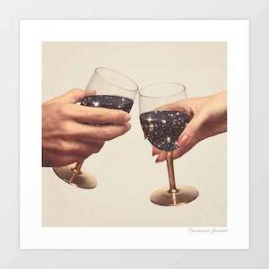 Artist: 'Primordial Wine' Art Print by Vertigo Artography