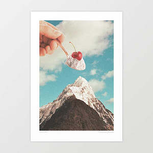 Artist: 'Sundae Summit' Art Print by Vertigo Artography