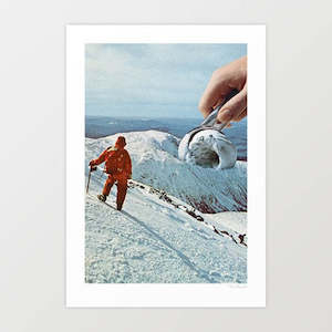 'Ice Cream Mountain' Art Print by Vertigo Artography