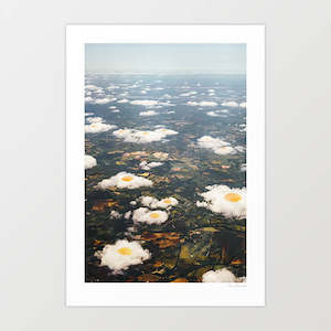 'Eggy clouds' Art Print by Vertigo Artography