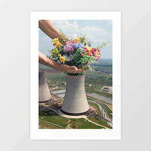 Artist: 'Flower Plant' Art Print by Vertigo Artography