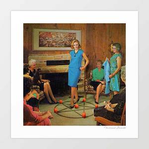 'Aunt Sadie's fashion conscious group' Art Print by Vertigo Artography