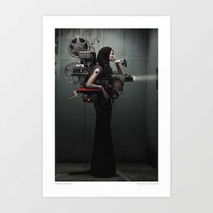 'Madame Cinematic' Art Print by Vertigo Artography