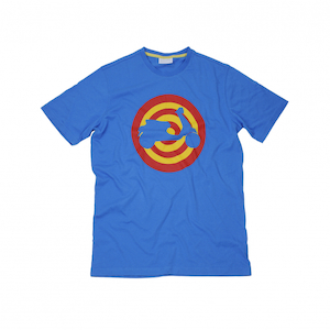 ‘VESPA TARGET’ Blue T-Shirt – Man