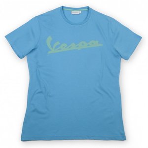 ‘VESPA COLOURS’ Blue T-shirt – Man