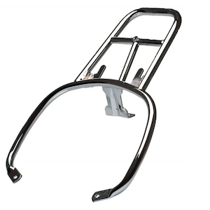 Motorcycle or scooter: Chrome Vespa Top Box Support For Primavera & Sprint