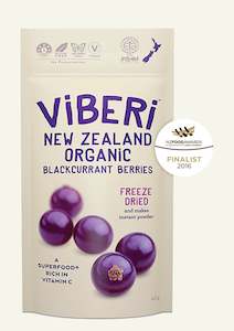 Products: Freeze Dried Organic Blackcurrants 40g