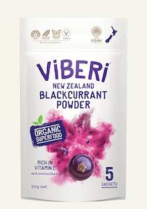 Organic Blackcurrant Powder 50g (5x Sachets)