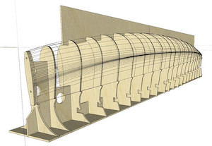 V8 Plan with Laser Cut Frames File Vickers RC Sailing