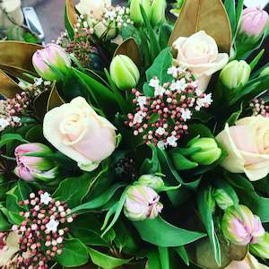 Florist Choice of Flowers - White and Green Colours