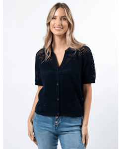 Holly Knit Top Navy