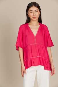 Esme Top - Raspberry