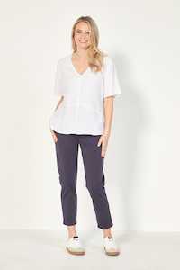 GREER TOP - WHITE