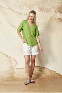 Womenswear: GREER TOP LIME