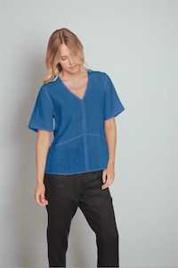 Womenswear: GREER TOP DENIM