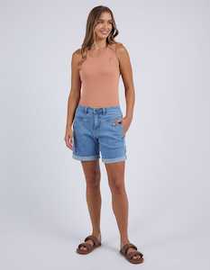 DEVI SHORT LIGHT BLUE DENIM