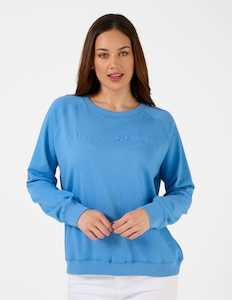 Womenswear: Classic Sweater Logo Sky