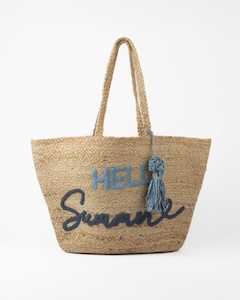 Shopper Bag Jute Hello Summer