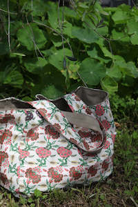 Flower: Vida Shoppy Tote - Taupe Tote!