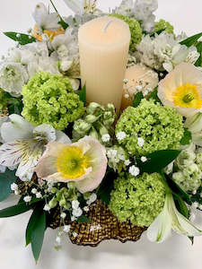 Flower: Christmas table centerpiece  Saturday 30th November 10am