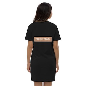 Health food: Organic cotton t-shirt dress