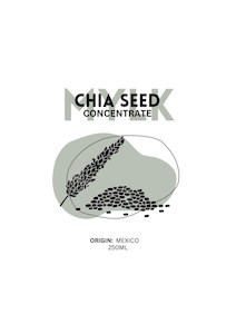 Health food: Chia Seed Mylk Concentrate