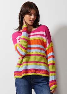 Corporate Head Office Management: Chunky Knit Jumper - Pink