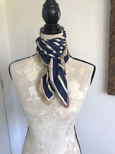 Corporate Head Office Management: Scarf - Navy with stripe