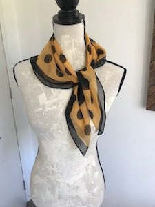 Corporate Head Office Management: Scarf - Spotted Mustard