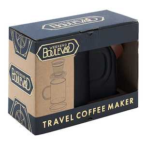 Corporate Head Office Management: Weekend Boulevard Travel Coffee Maker