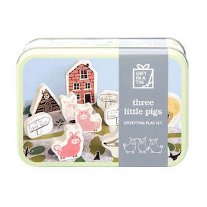 Three Little Pigs in a tin