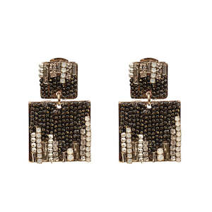 Corporate Head Office Management: Deco Crystal Earrings