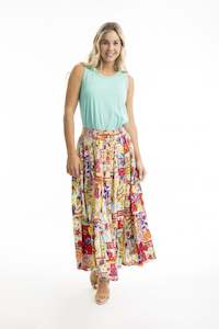 Maitra Skirt print