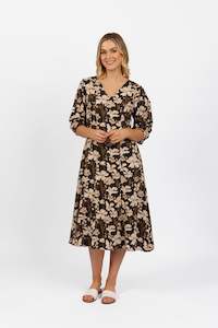 Corporate Head Office Management: V Neck Dress - Roma