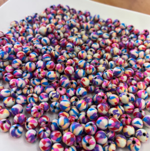 Fimo Clay Beads - Pack of 10