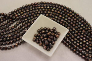 Freshwater Pearl Strand - Browns - Round .9mm