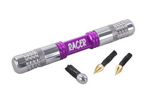 Tools Pumps Puncture: DYNAPLUG RACER, PURPLE WITH POLISHED CAPS